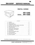 Sharp AR-150E Specifications