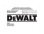 DeWalt D25960 Instruction manual