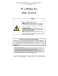 Autostart AS-6650TW-FM User guide