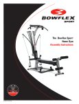 Bowflex Bowflex Sport Owner`s manual