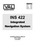 VAL Avionics INS 422 Specifications