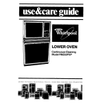 Whirlpool RM255PXP Use & care guide