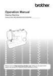 Brother 885-X08 Instruction manual