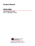 Contemporary Research ICC2-IRC Product manual