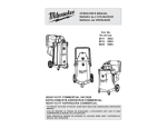 Milwaukee 8965 Operator`s manual