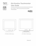 Elo TouchSystems CRT Touchmonitors User guide