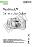 Canon PowerShot S45 User guide
