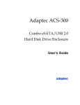 Adaptec ACS 200 User`s guide