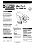 Campbell Hausfeld WF2010 Operating instructions