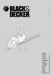 Black & Decker GT501 Instruction manual