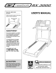 Reebok Fitness RBTL16910 User`s manual