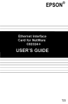 Epson C82324* User`s guide