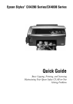 Epson CX4200 - Stylus Color Inkjet User`s guide