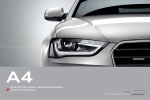Audi A4 -  GUIDE 2008 Technical data