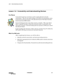 Lesson 1-2: Connectivity and Internetworking Devices