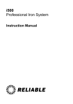 Reliable i500 Instruction manual