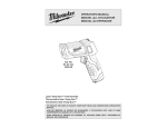 Milwaukee Laser Temp-Gun 2265-20 Operator`s manual