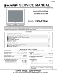 Sharp 21V-R70M Service manual