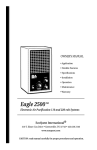 EcoQuest Eagle 2500 Owner`s manual