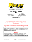 monster tower Light Bar Instruction manual