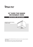 Magic Chef MCO2212ARW Operating instructions