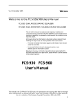 BSS Audio FCS-960 User`s manual