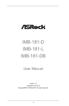 ASROCK IMB-181-DB User manual
