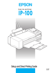 Epson IP-100 User`s guide