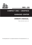 Radio Shack Hi-Power CD+G Karaoke System Owner`s manual