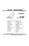 Sharp UX-600M Service manual