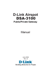 D-Link DSA-3100 Specifications