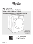 Whirlpool W10554130C - SP Use & care guide