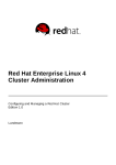 Red Hat ENTERPRISE LINUX 4 - ADMINISTRATION Installation guide