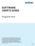 Brother RuggedJet RJ-4040 User`s guide
