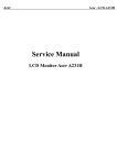 Acer A231H Service manual