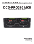 DCD-PRO310 MKII - American Audio