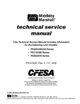 Middleby Marshall Model PS536 Service manual