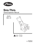 Ariens SNO-THRO 938016 - 522 Specifications