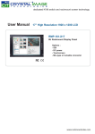 CyberView RP-F617TV User manual