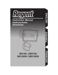 Cooper Lighting CMS188 MS188W Instruction manual