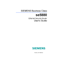 Siemens se5880 User`s guide