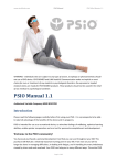 PSIO%Manual%1.1% - PSiO - Lunettes de relaxation