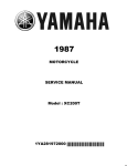 Yamaha XC200T Service manual