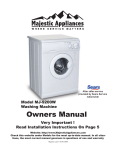 Majestic Appliances MJ-9000VG Repair manual