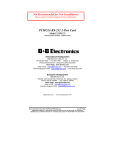 B&B Electronics DSP-100 Specifications