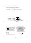 Zenith DTT901 Owner`s manual