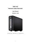 QNAP NVR-101 User manual