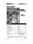 Sharp 27NS50 Operating instructions