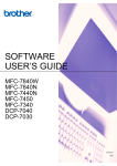 Brother MFC-7450 User`s guide