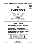 Emerson CF921VNB01 Owner`s manual